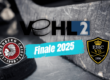 Amateur-Eishockeyspiel Finale 2025, Lindenberg Chiefs gegen EHC VS, mit Puck und Schläger im Hintergrund.