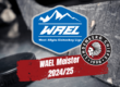 Das Bild zeigt das WAEL-Logo, einen Eishockeyschläger, Puck und das Lindenberg Chiefs-Logo, mit "WAEL Meister 2024/25".